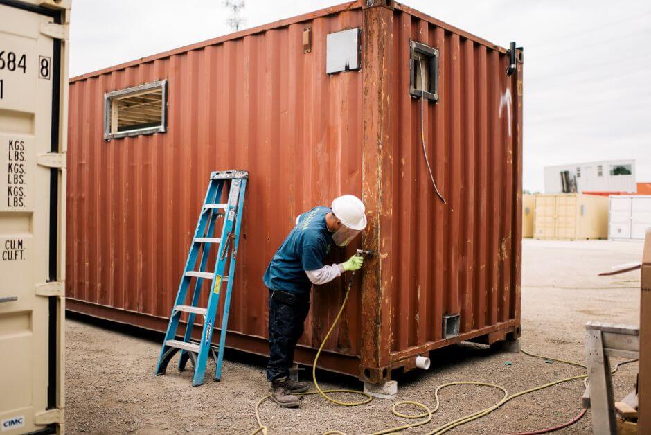 40 feet MS Blue Truck Shipping Container, Storage Capacity(T): 30 ton
