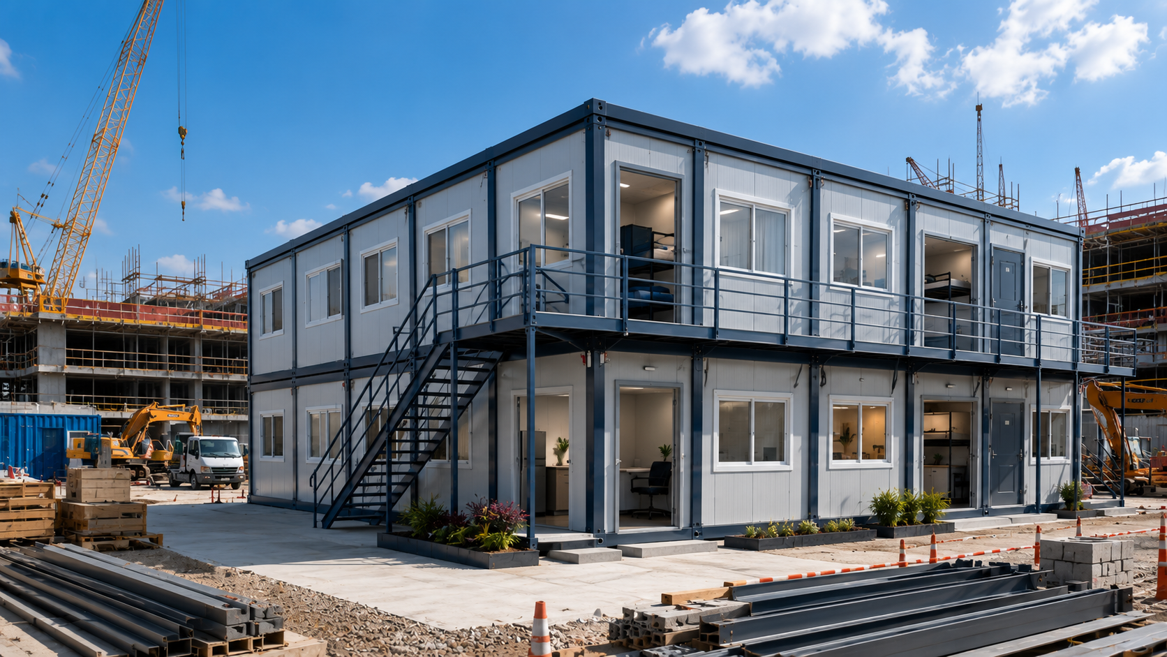 Steel Modular Bunk House Office