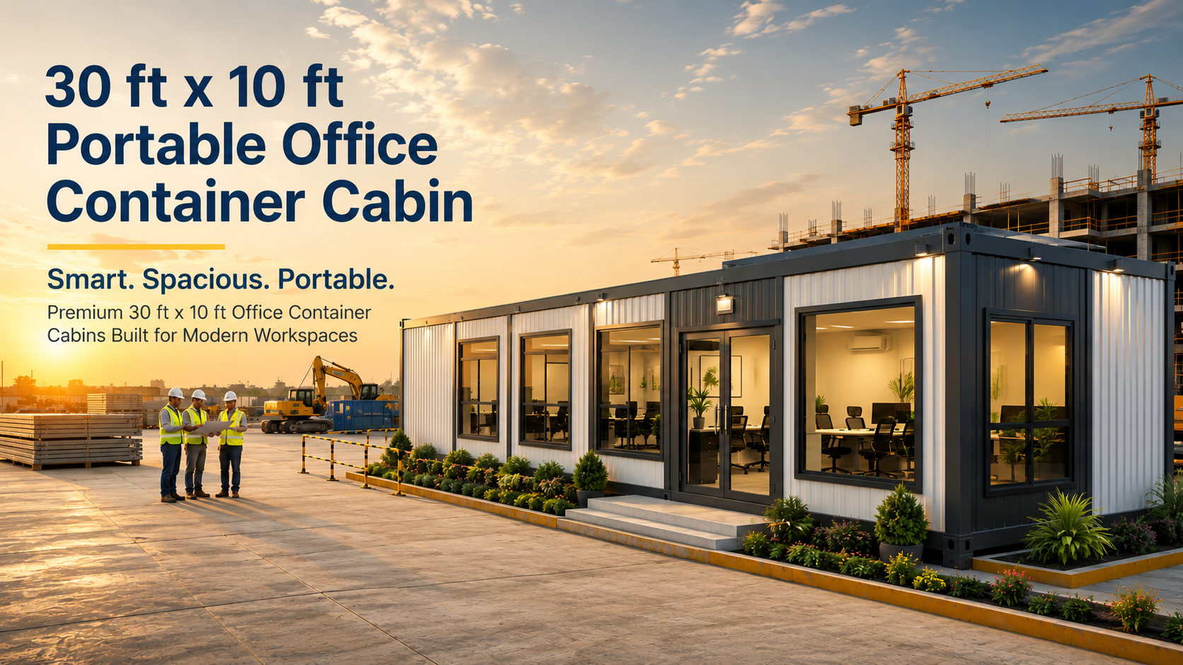 30x15 Feet GI Prefabricated Cabin