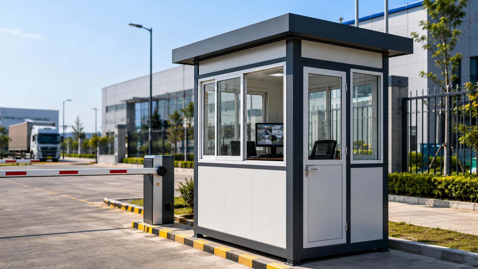 FRP 3x4x7Feet Security Cabin