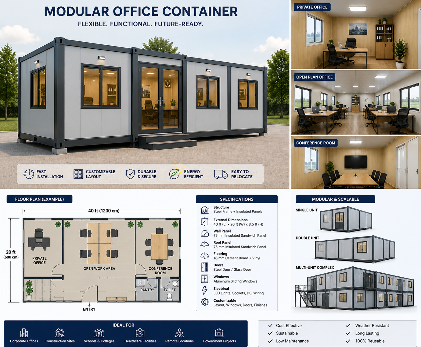 Modular Portable Cabin